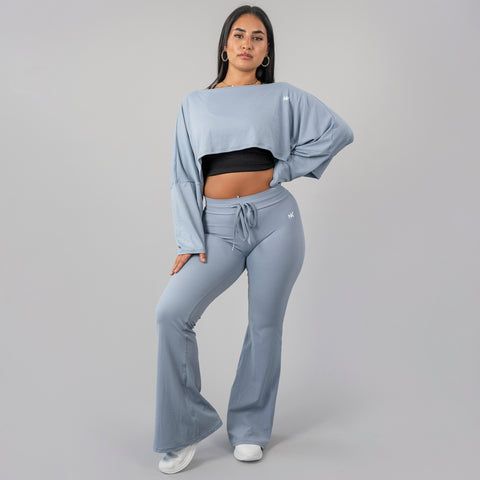 Luxe Butterfly Top- Blue