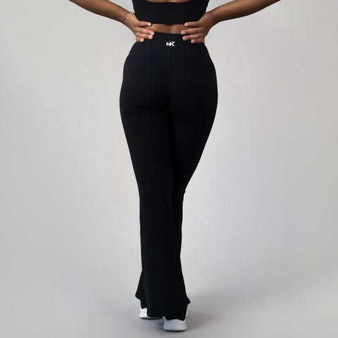 Ember Ribbed Vbelt Legging - Black