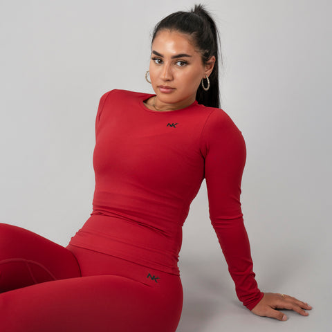 Fusion  Velux  Red Long sleeves