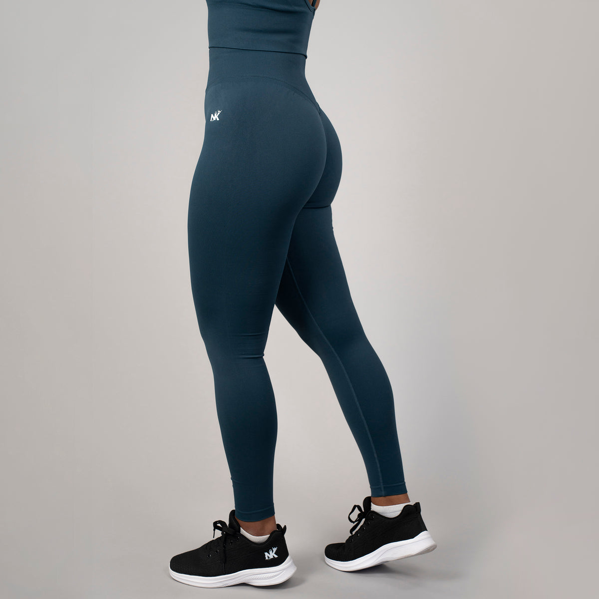 Contessa Essense scrunch Leggings-Petroleum