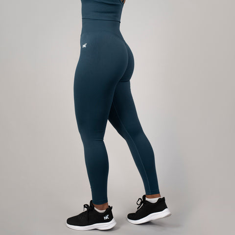 Contessa Essense scrunch Leggings-Petroleum