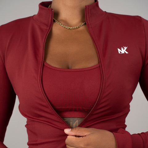 Eternity Jacket-Burgundy