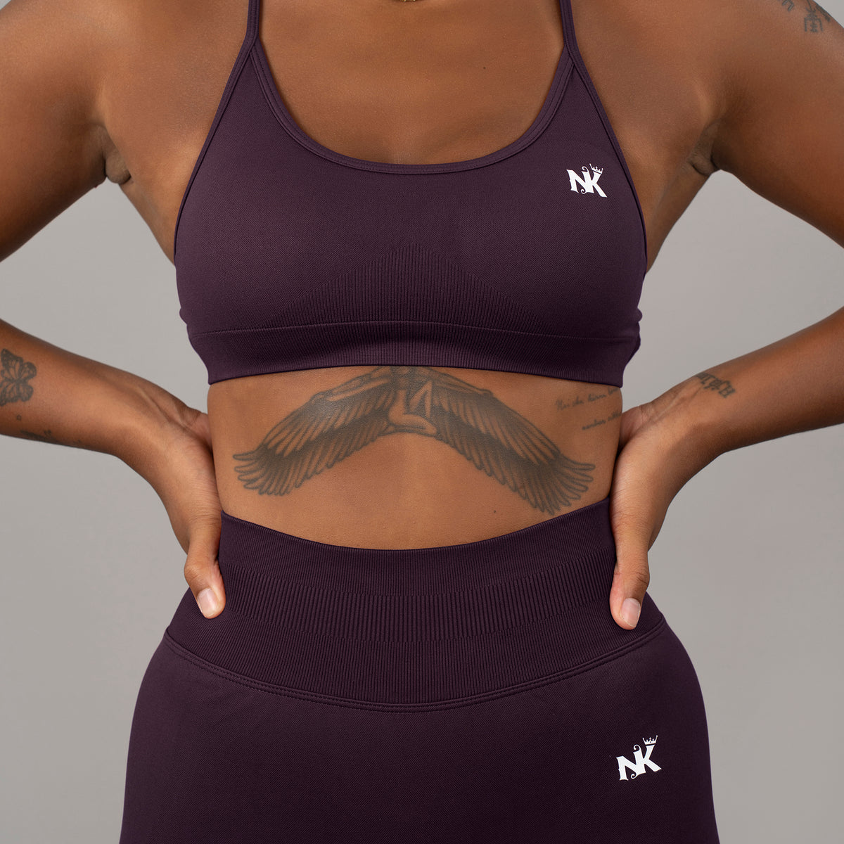 Eternity String Bra-Aubergine Purple