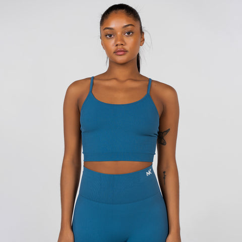 Bliss Blue -String Crop Top