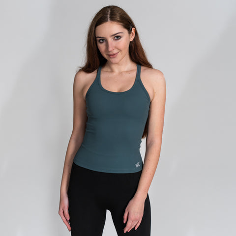 Desire Tank Top Dark Green