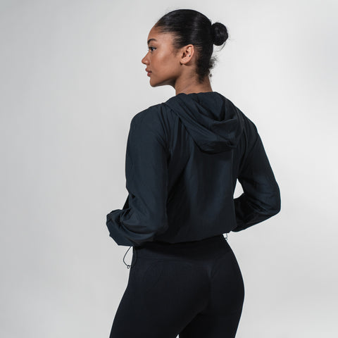 Flexi Vital - Onyx Crop Hoodie