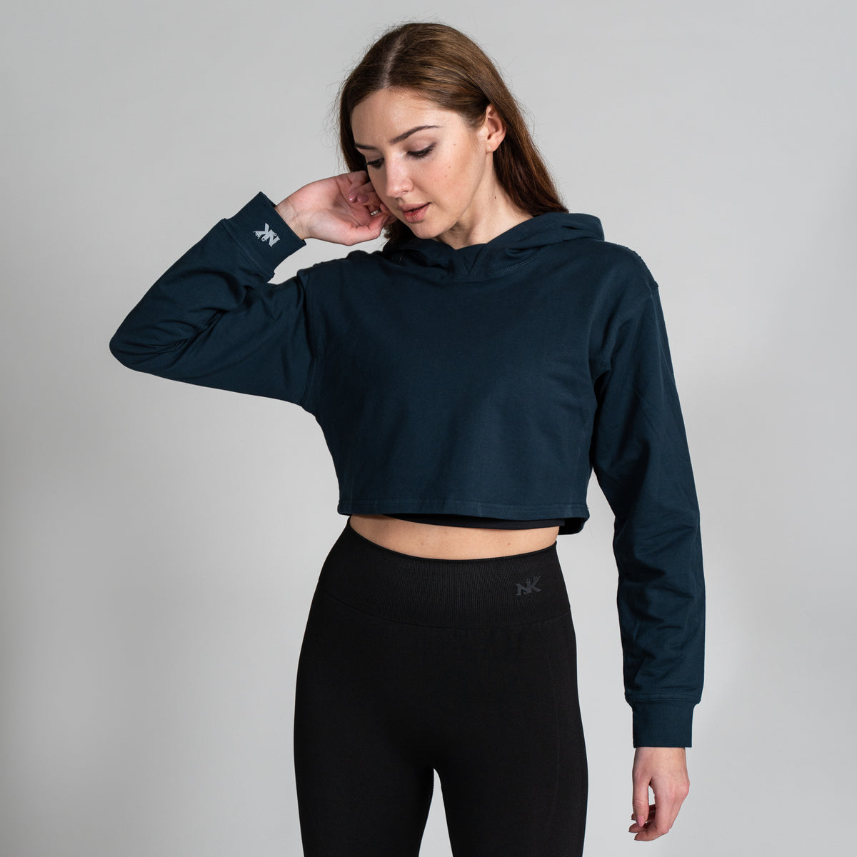 Elevate - Dark Blue Crop Top