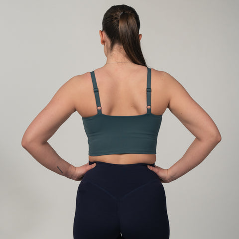 Snugberry Top Green - Inbuilt Bra