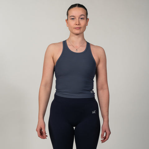 Desire Ribbed  - Purple Top