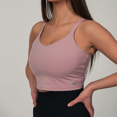 Snugberry Top Pink- Inbuilt Bra