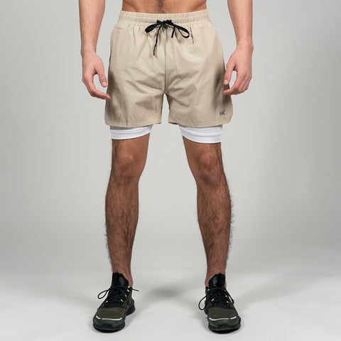 Hyper Active - Tan  Shorts