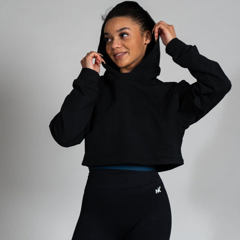 Elevate  - Onyx  Crop Top